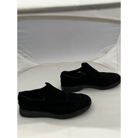 Gucci Scarpa Black Casual Velvet Comfort Shoe slip on sneakers men Size 9.5 - Picture 3 of 16